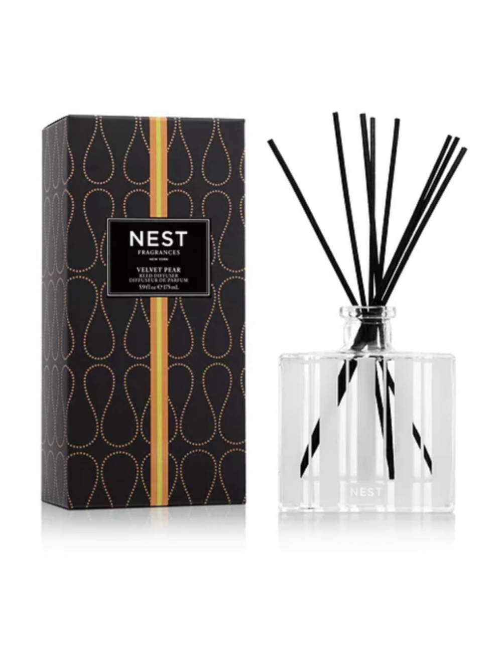 NEST Fragrances Velvet Pear Reed Diffuser One Size Black Clear